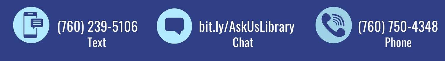 Ask Us: Chat, Email, Phone Information