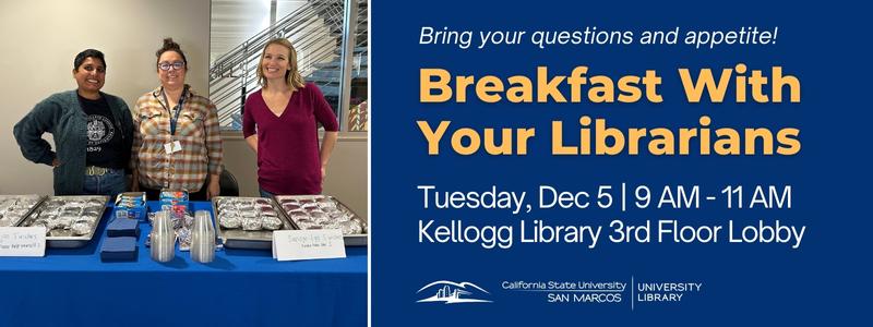 Image for the Spotlight on Breakfast with Your Librarians
