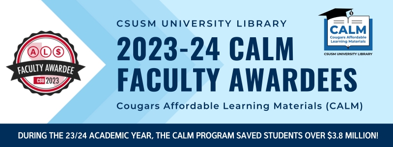 Image for the Spotlight on CALM Faculty Awardees