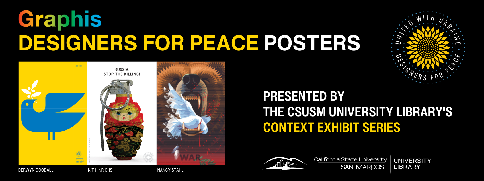 Image for the Spotlight on Fall Context Exhibit - Graphis Designers for Peace Posters