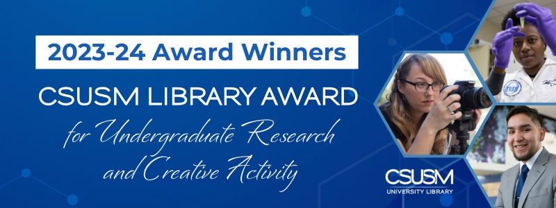 Image for the Spotlight on 2023-24 CSUSM University Library Award Winners