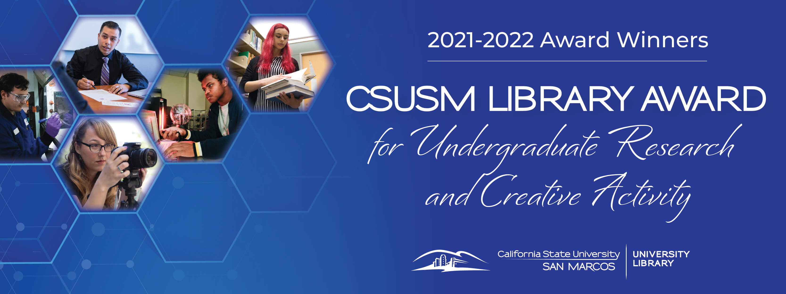 Image for the Spotlight on Winners of the 2021-2022 University Library Award for Undergraduate Research and Creative Activity